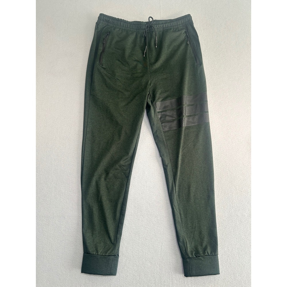 Public Record Joggers Mens Size‎ M Hunter Green Athletic Pocket Drawstring Pants